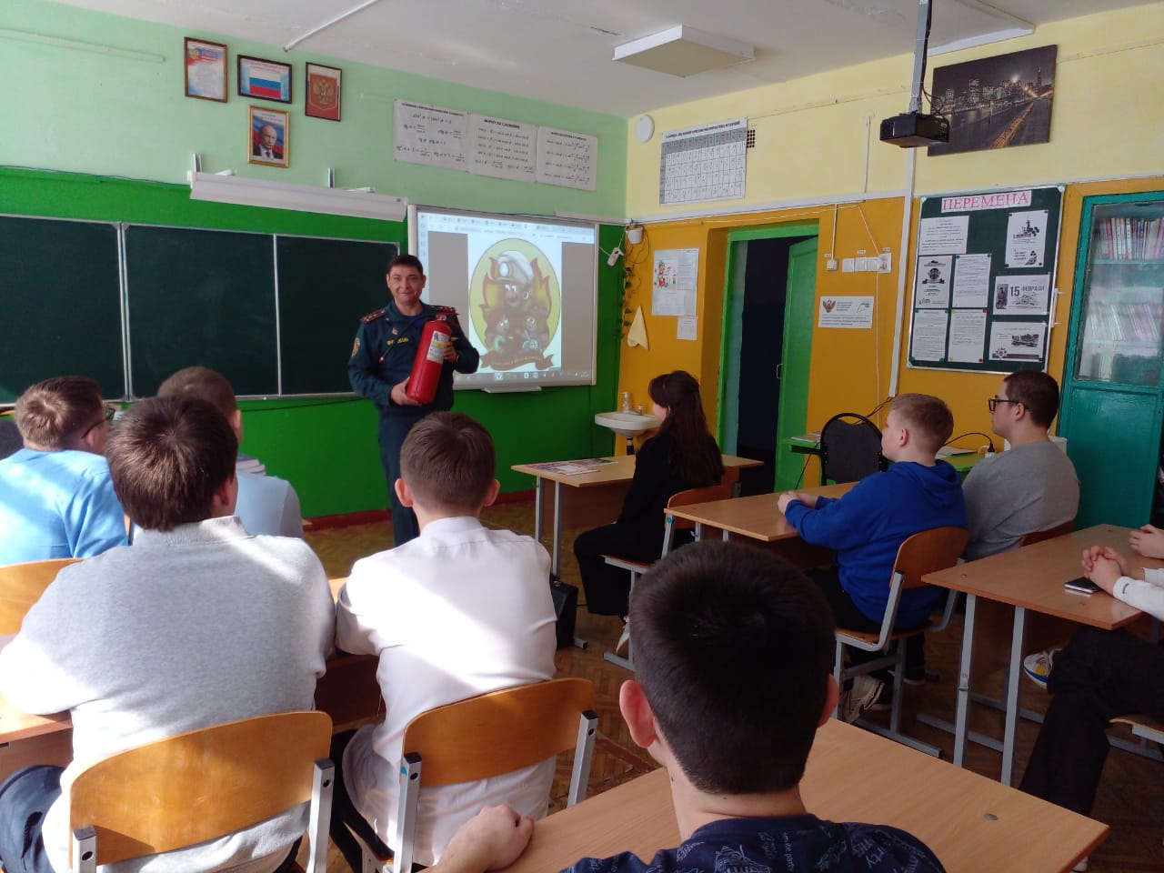 Беседа о правилах пожарной безопасности.